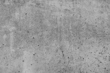 Dirty old cracked concrete wall. Rough and grunge wall texture background. Stains and mold on cement wall.
