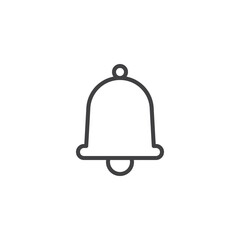 Notification bell line icon