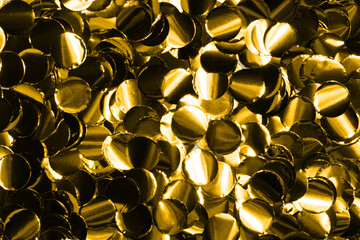 Golden shiny and sparkle glitter background