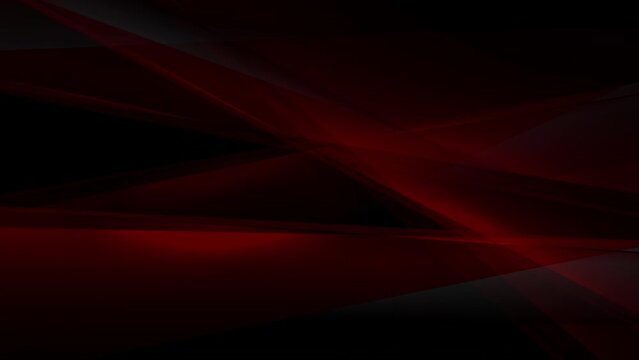 Dark red glowing glossy stripes abstract tech background. Video animation Ultra HD 4K 3840x2160
