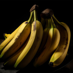 A bunch of bananas Generative AI Generated