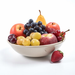 A bowl of fruit Generative AI Generated