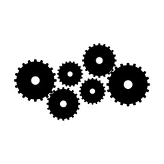 gear illustration with isolated background 