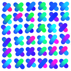 Flat background illustration, modern template, minimal curved design, geometric graphic element, place for text, modern abstract cover set, minimal cover design. Colorful geometric background, vector 