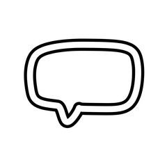 Naklejka premium speech bubble