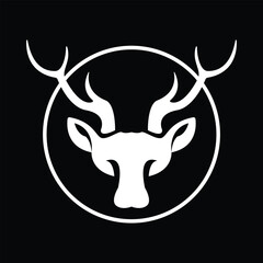 logo deer abstract. Deer Head Logo Design. Vector illustration.