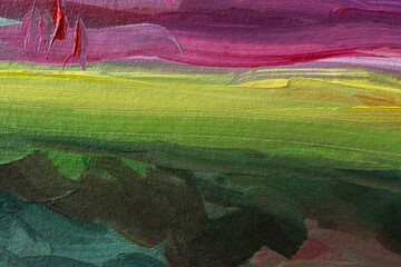 Abstract multicolored background oil painting.