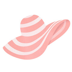 Pink Watercolor Sun hat.	