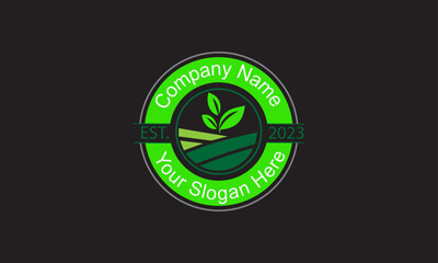 Free vector agriculture logo design