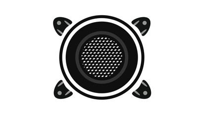 Beautifully designed speakers for the pleasure of listening to music.