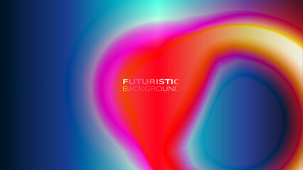 Futuristic banner design aero ultra retro vibrant back to the future theme background