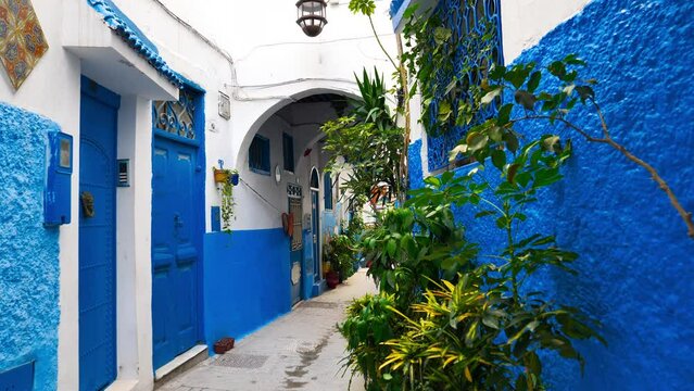 chefchaouen blue street in Morocco