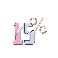 Number 15 Discount Icon