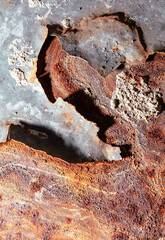 Rusty metal background or texture. Old rusty metal background or texture