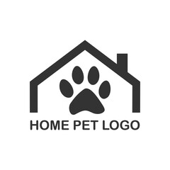 Home pet logo design