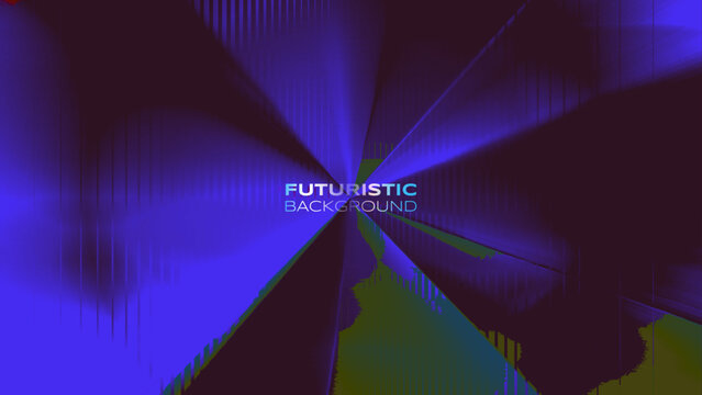 Futuristic banner design retro chaos vexel vibrant back to the future theme background