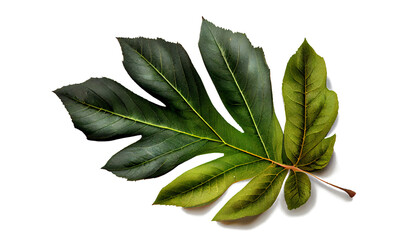 Leaves on a transparent background.