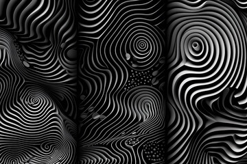 Minimalist black and white abstract background. generative AI