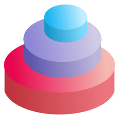 3D Circle Infographic