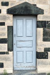 he Saint Michel church, in Murato, in Corsica (nicknamed the Island of Beauty), is a polychrome building: green serpentine and white limestone. Legend has it that it was built by angels in one night