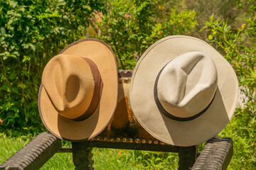 typical traditional hat of the region of antioquia in colombia