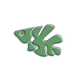 Leaf fish icon