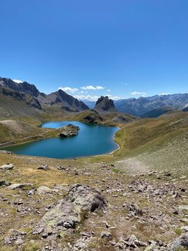lake in the mountains