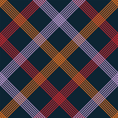 Tartan scotland seamless plaid pattern vector. Retro background fabric. Vintage check color square geometric texture for textile print, wrapping paper, gift card, wallpaper flat design.
