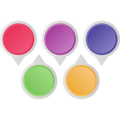 3D Circle Infographic