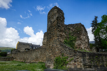 Fototapeta na wymiar Ruine eines antiken römischen Kastells in Boppard
