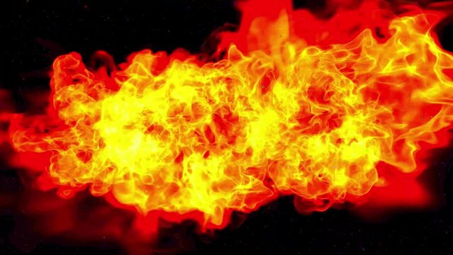 Glitch during the mounting of the fire for the clip. Seamless loop.
