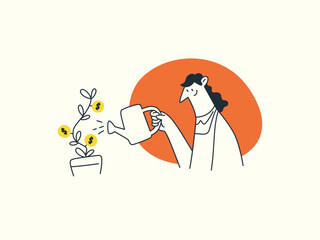 Fintech Startup Finance Technology Financial Company Mobile App Innovation Digital Payment Wallet E-Wallet Money Cash Investment Savings Debit Card House Loan Withdraw Banking Bank Fund Robo Advisor