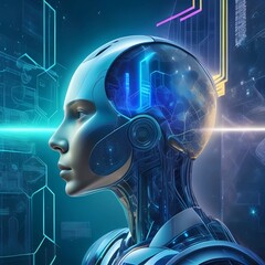 Roboter und Mensch Künstliche Intelligenz Innovation Technologie Technik Programmieren, AI, Kl, Künstliche Intelligenz 