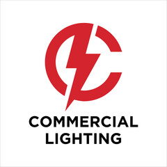 Flash Thunderbolt Protection Energy Power Logo design vector