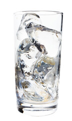  氷　白バック　素材