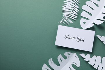 Words of gratitude, gratitude concept, text Thank you