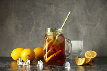 Ice tea - drink for refreshing in hot summer weather