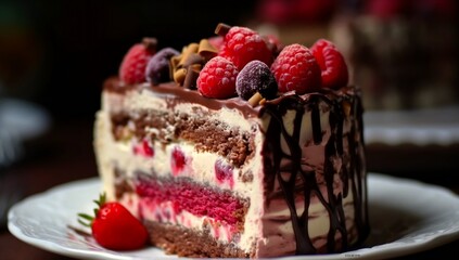 Cake dessert sweet tasty delicious generative ai variation 5