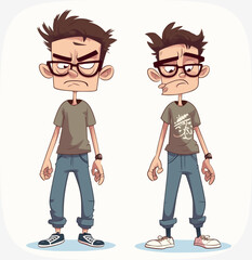 sad confuse teenage boy, angry, sad