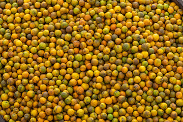 Fresh oranges, Elevated view of a pile of healthy oranges - stock photo