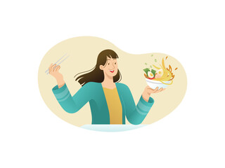 Food Meal Online Order Delivery Mobile App Foody Ordering Courier Delivering Customer Waiting Driver Delicious Review Chef Cooking Restaurant Cafe Menu Cuisine Snack Foods Illustration