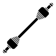 Drive Shaft black icon. Suitable for website, content design, poster, banner, or video editing need