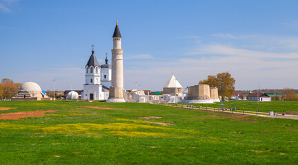 Panoramic landscape of the Bolgar, Republic of Tatarstan