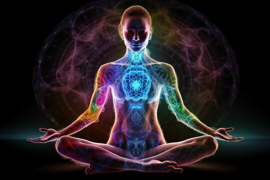 Mental Health and Healing Aura Imaging and Zen Attainment.  Generative ai.