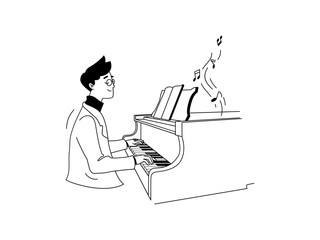 Music Instrument Playing Musician Guitarist Violinist Pianist Singer Trumpet Drummer Harpist Harp DJ Accordion Tambourine Violin Singing Playing Guitar