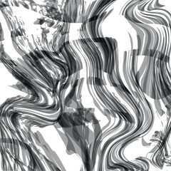 abstract pattern with cut flowing smoke