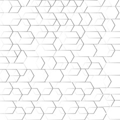 Vector seamless pattern. Modern stylish texture with monochrome trellis. Repeating geometric triangular grid. Simple graphic design. Trendy hipster sacred geometry.