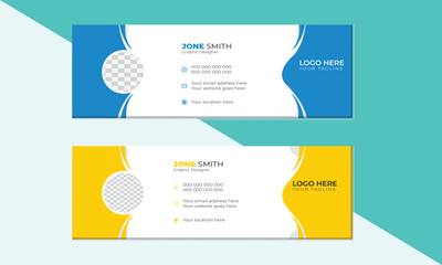 This set of email signatures is ideal to be used by small and medium businesses, agencies, companies, offices, marketers or corporations.