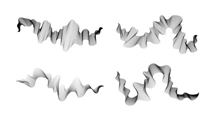 Abstract backdrop with dark wave gradient lines.
