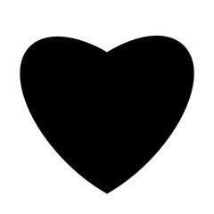 Black pencil heart doodle line.	
